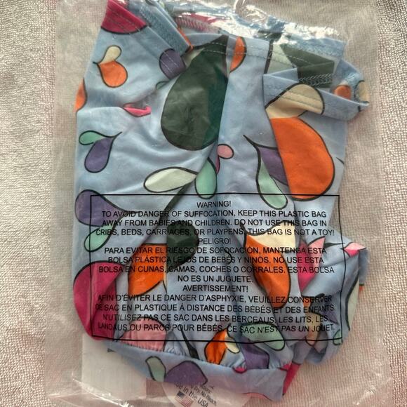 Brand New Dot Dot Smile Colored Hearts Cap Dress - 6/12M - Picture 4 of 5